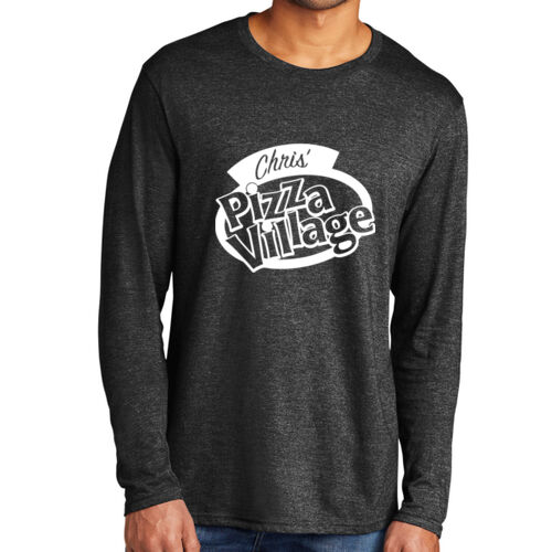 Chris' Pizza Village  - Tri Blend Long Sleeve Tee Thumbnail